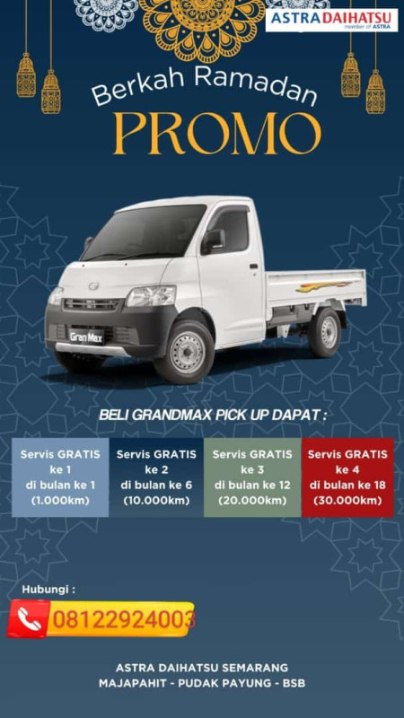Promo Daihatsu Grandmax Pickup